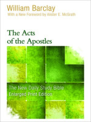 cover image of The Acts of the Apostles